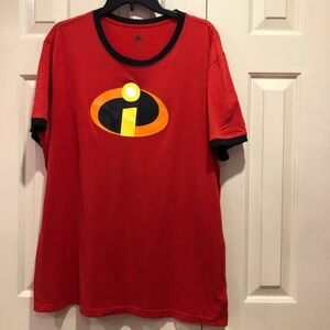 Disney Store Incredibles 2 Ringer T-Shirt Size XL Red